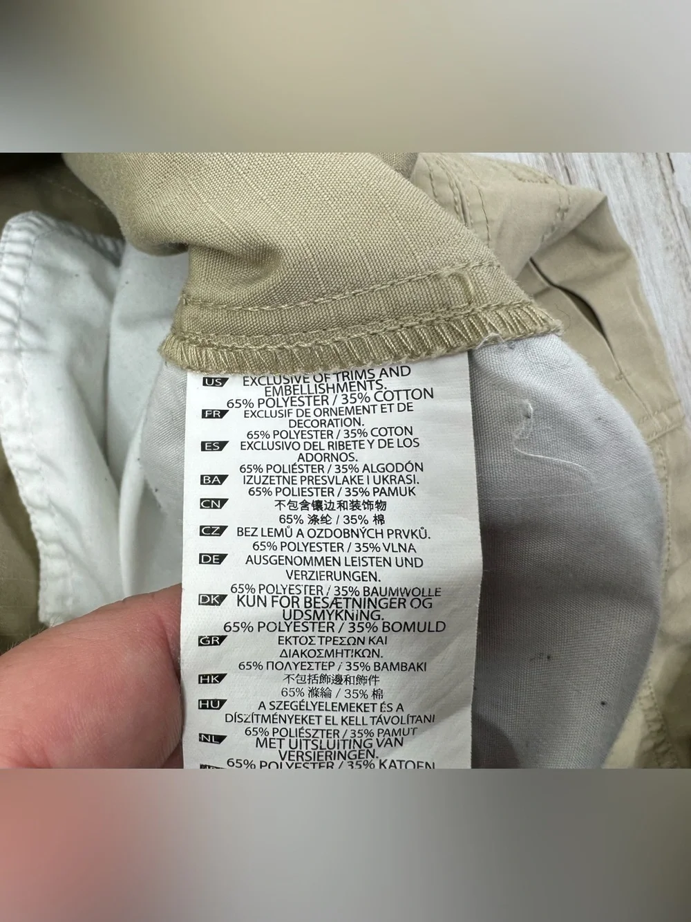 5.11 Tactical Men's 38x28 Tan Solid Cargo Tactical Pants Regular